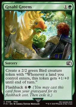Gysahl Greens - Magic: The Gathering - FINAL FANTASY (Common) [FIN-190]