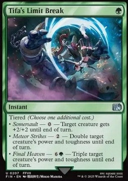 Tifa's Limit Break - Magic: The Gathering - FINAL FANTASY (Uncommon) [FIN-207]