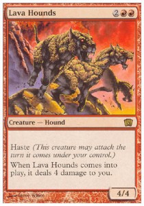 Lava Hounds - Eighth Edition (Rare) [8ED-198]