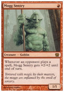 Mogg Sentry - Eighth Edition (Rare) [8ED-203]