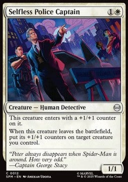 Selfless Police Captain - Magic: The Gathering | Marvel's Spider-Man (Common) [SPM-12]