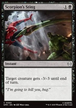 Scorpion's Sting - Magic: The Gathering | Marvel's Spider-Man (Common) [SPM-65]