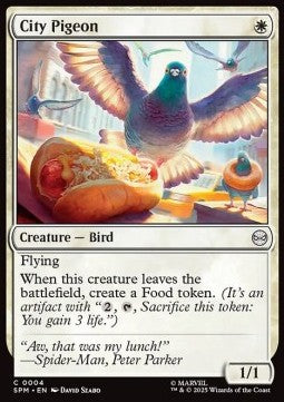 City Pigeon - Magic: The Gathering | Marvel's Spider-Man (Common) [SPM-4]