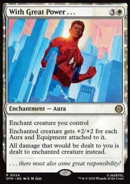 With Great Power... - Magic: The Gathering | Marvel's Spider-Man (Rare) [SPM-24]