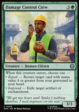 Damage Control Crew - Magic: The Gathering | Marvel's Spider-Man (Uncommon) [SPM-99]