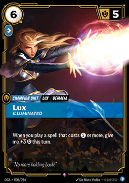 Lux, Illuminated - Proving Grounds (Rare) [OGS-006]