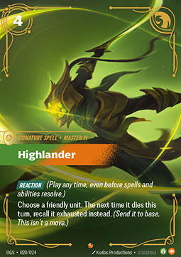 Highlander - Proving Grounds (Epic) [OGS-020]