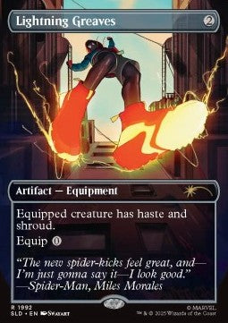 Lightning Greaves (V.2) - Secret Lair Drop Series: Secret Lair x Marvel's Spider-Man Superdrop (Rare) [SLDMSM-1992]