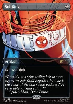 Sol Ring (V.2) - Secret Lair Drop Series: Secret Lair x Marvel's Spider-Man Superdrop (Rare) [SLDMSM-1993]