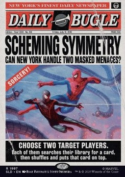 Scheming Symmetry - Secret Lair Drop Series: Secret Lair x Marvel's Spider-Man Superdrop (Rare) [SLDMSM-1997]