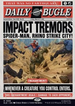 Impact Tremors - Secret Lair Drop Series: Secret Lair x Marvel's Spider-Man Superdrop (Rare) [SLDMSM-1999]