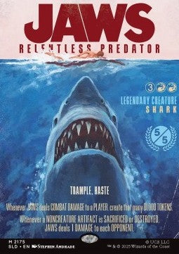 Jaws, Relentless Predator - Secret Lair Drop Series: Secret Scare Superdrop (Mythic) [SLDSSS-2175]