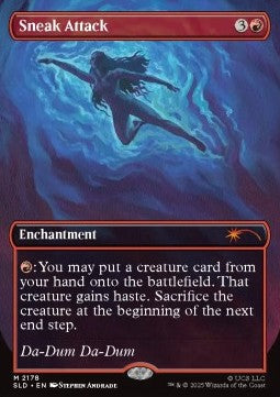 Sneak Attack (V.1) - Secret Lair Drop Series: Secret Scare Superdrop (Mythic) [SLDSSS-2178]