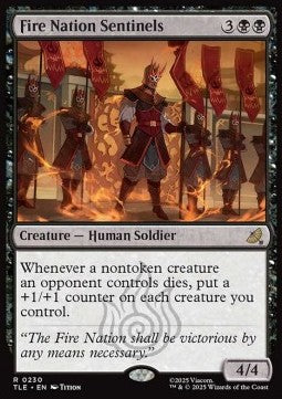 Fire Nation Sentinels - Magic: The Gathering | Avatar: The Last Airbender: Eternal (Rare) [TLE-230]