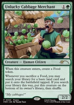 Unlucky Cabbage Merchant - Standard Showdown Promos (Rare) [SSP2-3]