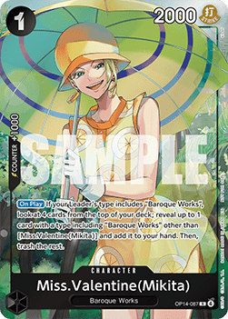 Miss.Valentine(Mikita) (OP14-087) (V.1) - Unnumbered Promos (Rare) [UP-OP14-087]