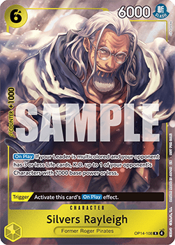 Silvers Rayleigh (OP14-108) (V.1) - Unnumbered Promos (Rare) [UP-OP14-108]