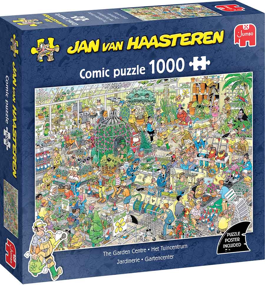 Jan Van Haasteren - The Garden Center (1000 pcs.) - Jumbo Jigsaw puzzle