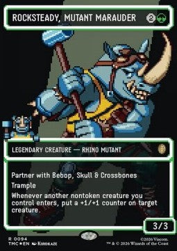 Rocksteady, Mutant Marauder (V.2) - Commander: Teenage Mutant Ninja Turtles: Extras (Rare) [XTMC-94]