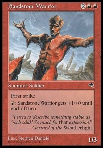 Sandstone Warrior - Tempest (Common)