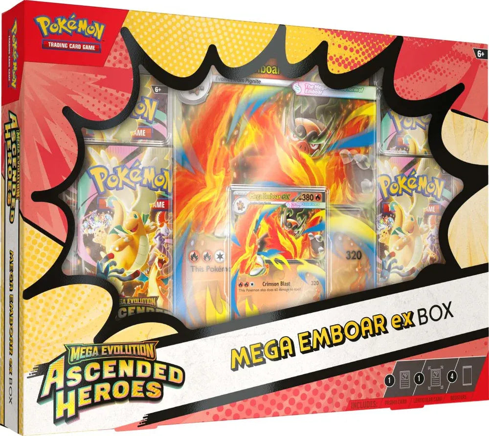 Pokémon TCG - Mega Evolutions: Ascended Heroes EX Box