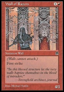 Wall of Razors - Stronghold (Uncommon)