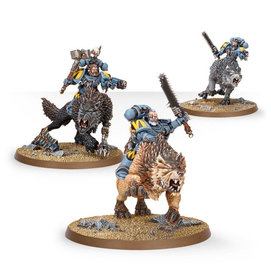 Warhammer 40k - Space Wolves: Thunderwolf Cavalry