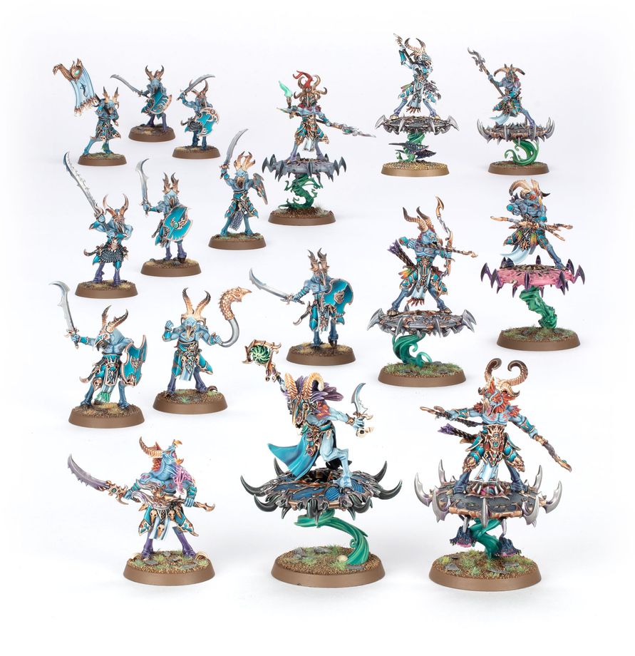Warhammer Age of Sigmar - Spearhead: Disciples of Tzeentch - Tzaangor Warflock
