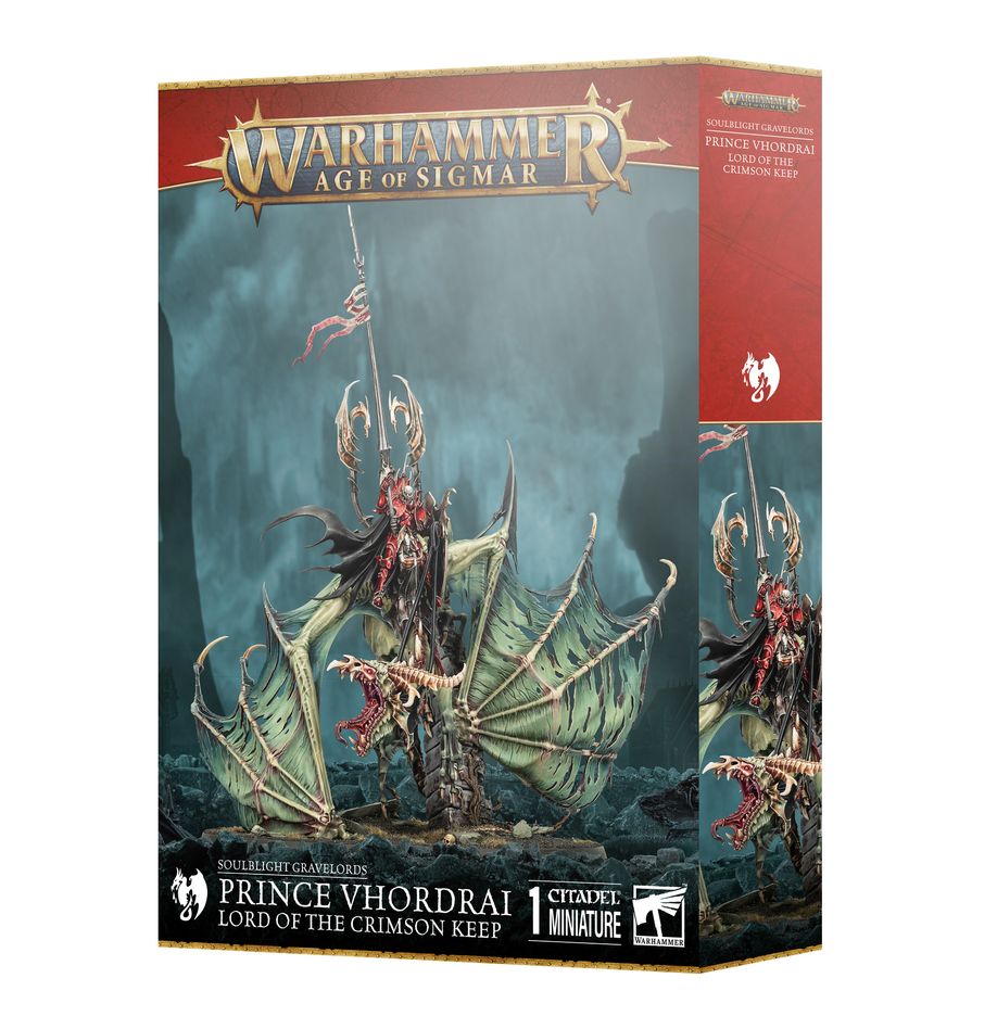 Prince Vhordrai, Lord of the Crimson Keep/Revenant Draconith -  Soulblight Gravelords - Age of Sigmar