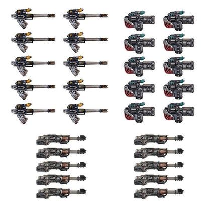 Heavy Weapons Upgrade Set - Volkite Culverins, Lascannons, and Autocannons - Legiones Astaters - Warhammer 30k