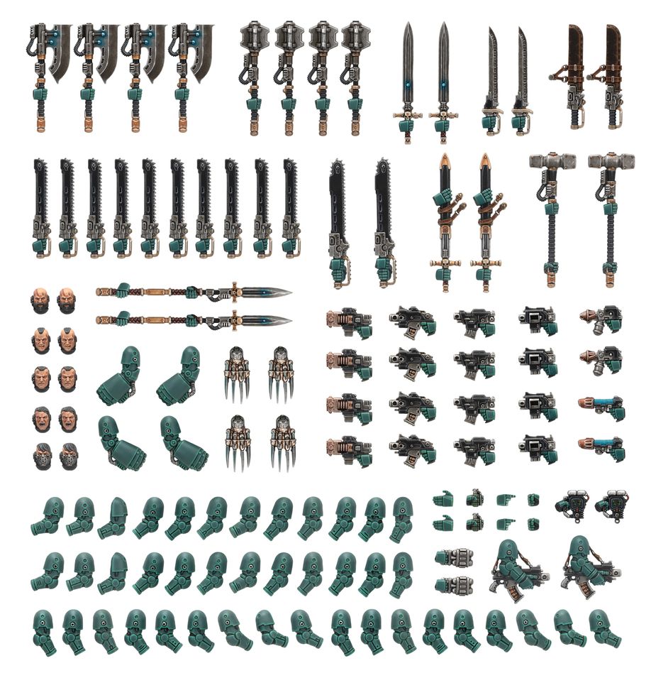 Legiones Astartes: Melee Weapons Upgrade Set - Horus Heresy