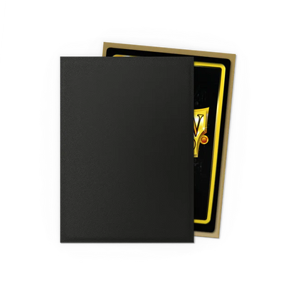 Dragon Shield - 100 Dual Mattte - Black & Gold