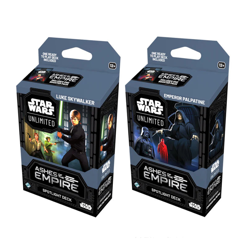 Star Wars: Unlimited - Ashes of the Empire Deck set (Both Decks)