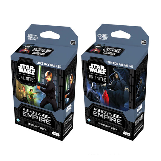 Star Wars: Unlimited - Ashes of the Empire Deck set (Both Decks)