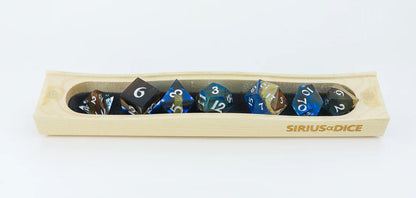 Sirius & dice: Dice Set - Sapphire Grove Limited Ed. 655/675