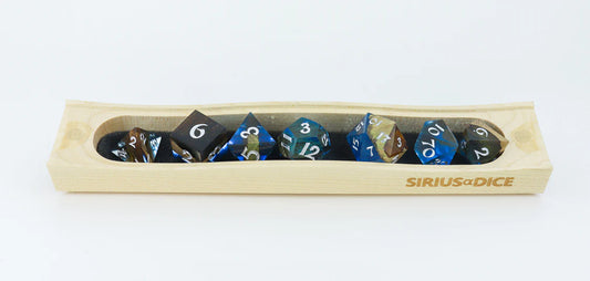 Sirius & dice: Dice Set - Sapphire Grove Limited Ed. 655/675