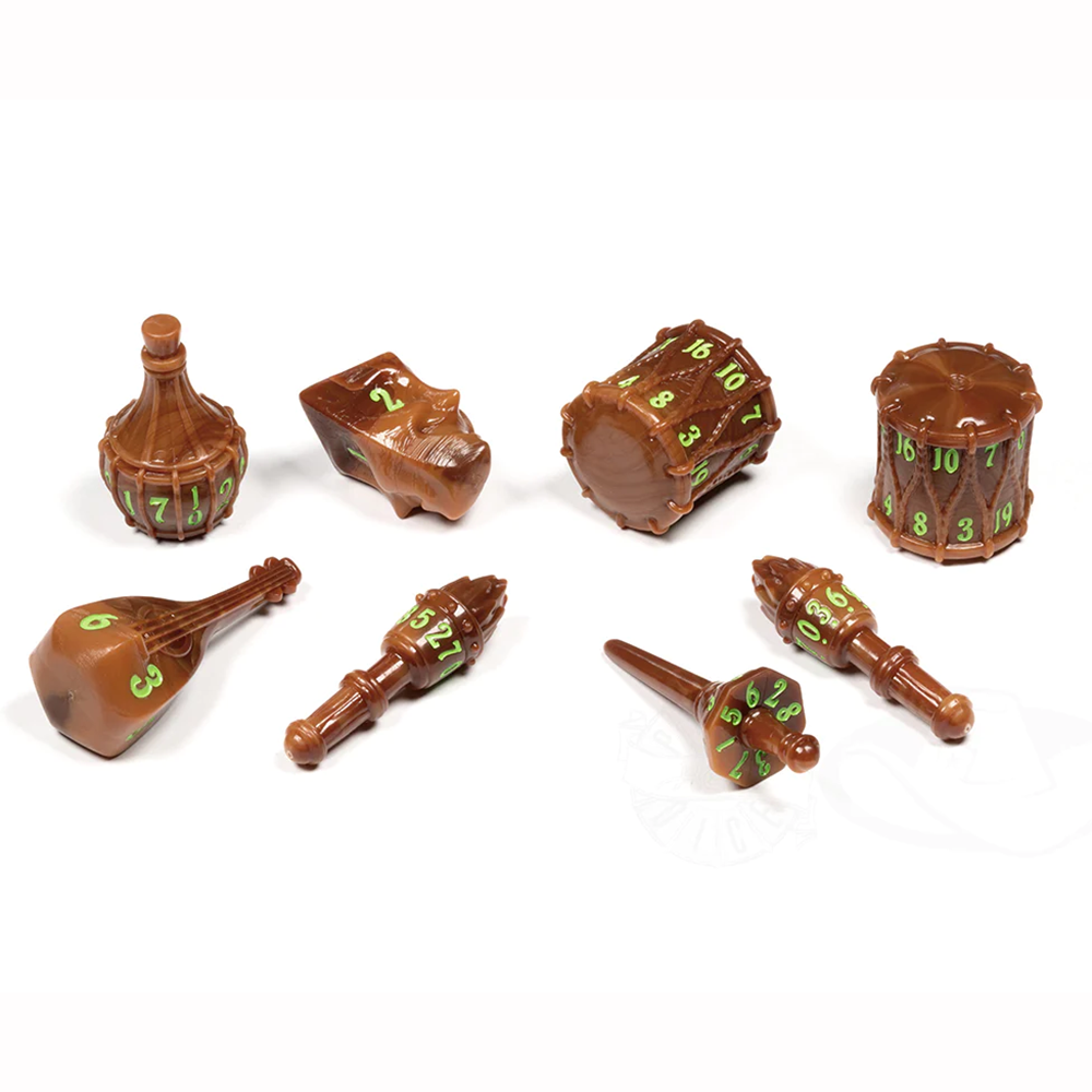 PolyHero Bard 8 Dice Set
