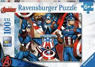 Ravensburger - Marvel: Avengers Captain America XXL Jigsaw Puzzle (100pcs.)