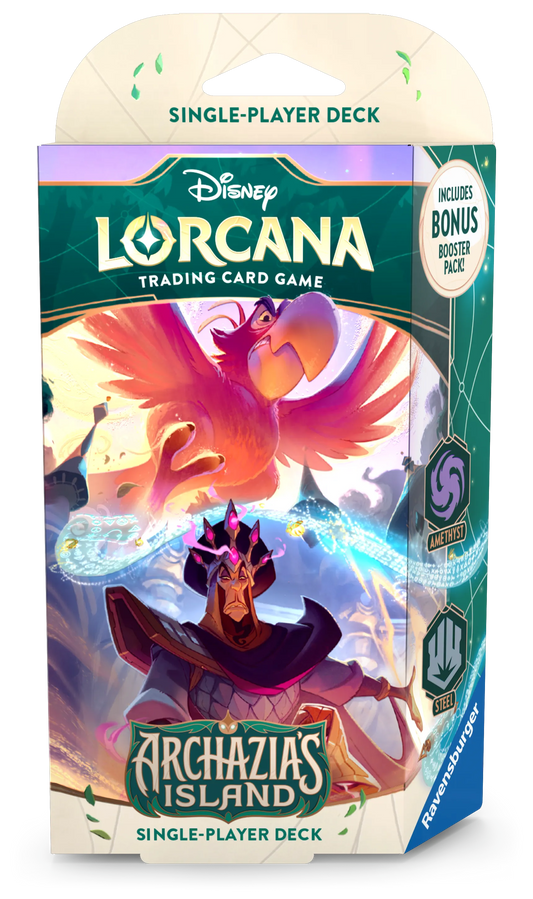 Archazia's Island - Starter Deck (Amethyst / Steel)- Disney Lorcana