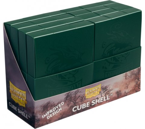 Dragon Shield: Pack of 8 Cube Shells - Forest Green
