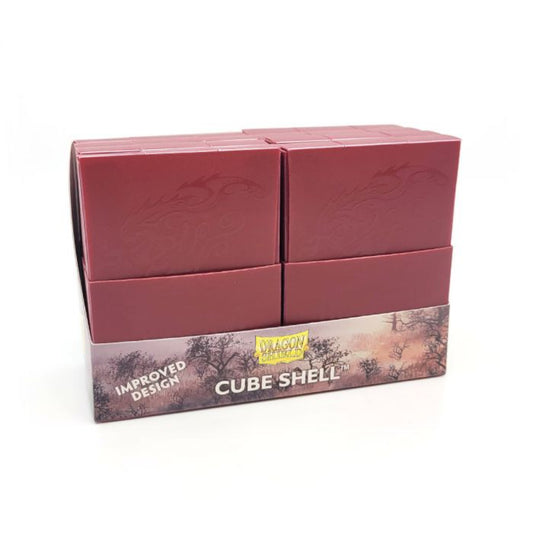 Dragon Shield: Pack of 8 Cube Shells - Blood Red