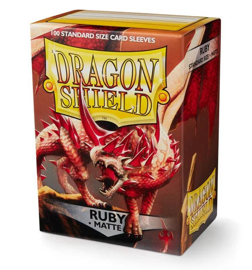 Dragon Shield - 100 Ruby Matte Sleeves