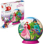 Disney 3D Puzzle Princesses Puzzle Ball (73 Pieces), 6+ years