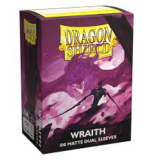 Dragon Shield 100 Matte Dual Sleeves - Wraith