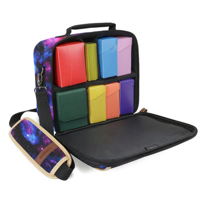 ENHANCE Designer Edition Compact MTG Bag with Customizable Interior (Galaxy)