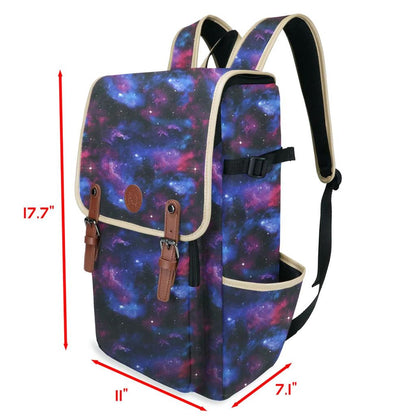 ENHANCE Designer Edition DnD Backpack - Stylish RPG Travel Bag (Galaxy)