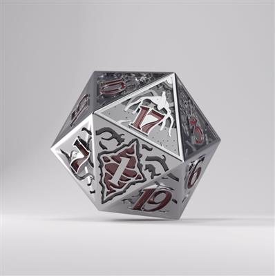 Gamegenic - Stranger Things - Hellfire Club Premium Metal D20 Die
