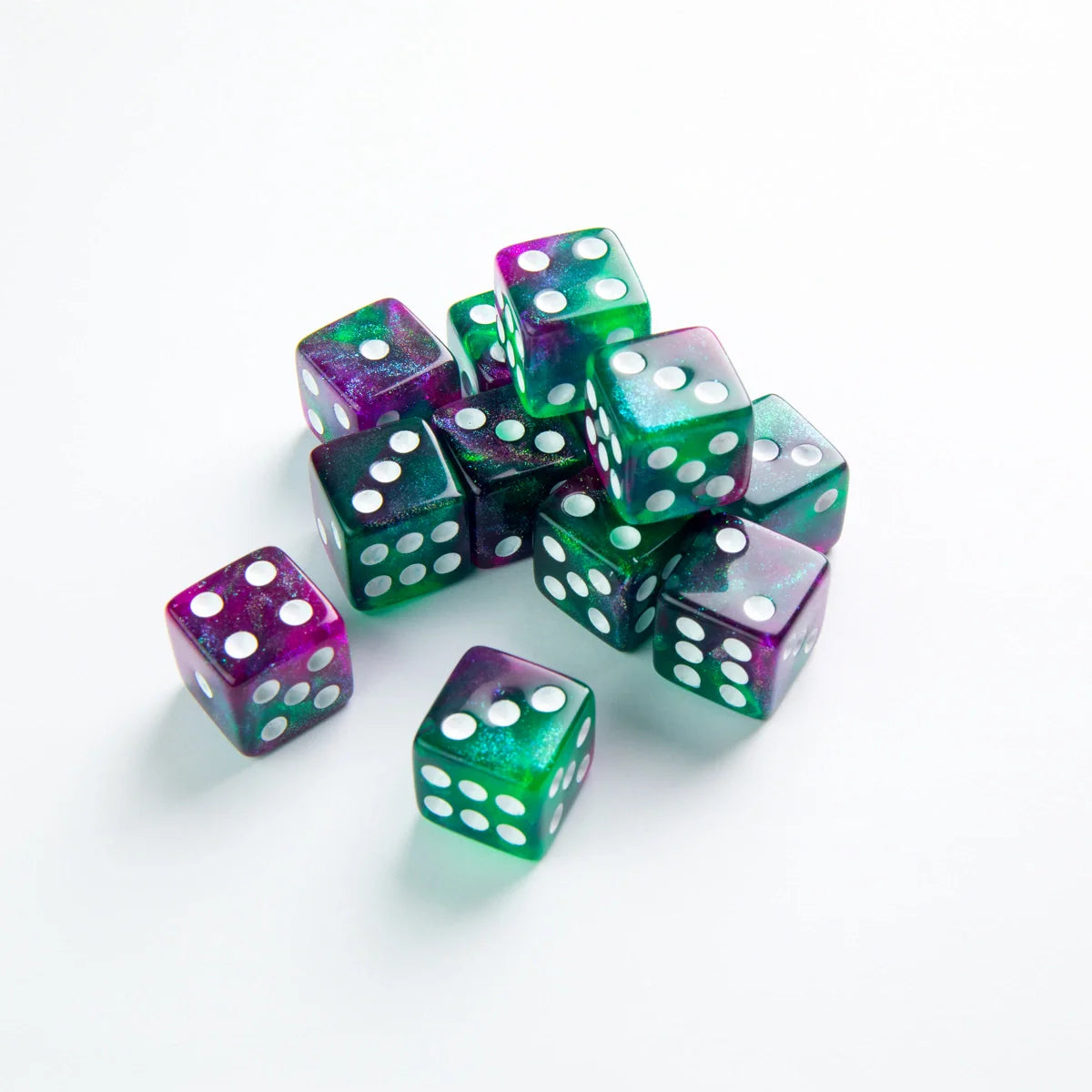 Gamegenic - Galaxy Series - Aurora - D6 Dice Set 16 mm (12 pcs)