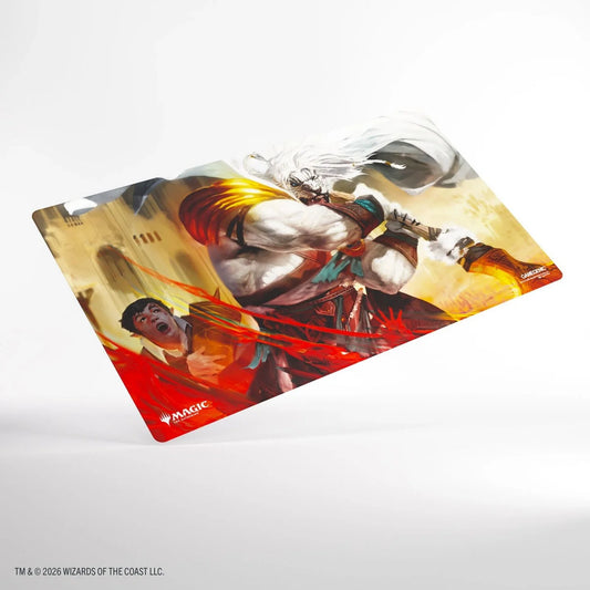 MTG - Secrets of Strixhaven Prime Playmat - Ajani's Response