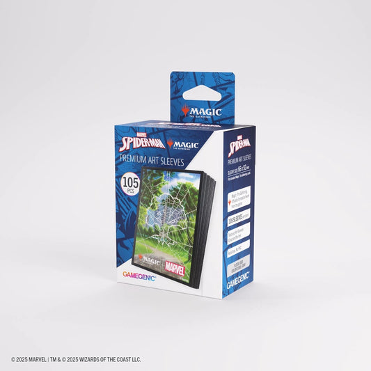 Gamegenic Premium Art Sleeves: Spider-Man Forest - Magic the Gathering x Marvel's Spider-Man